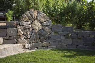 Garten Steinarbeiten Würzburg: Naturstein-Sonne by Ralf Kretzer